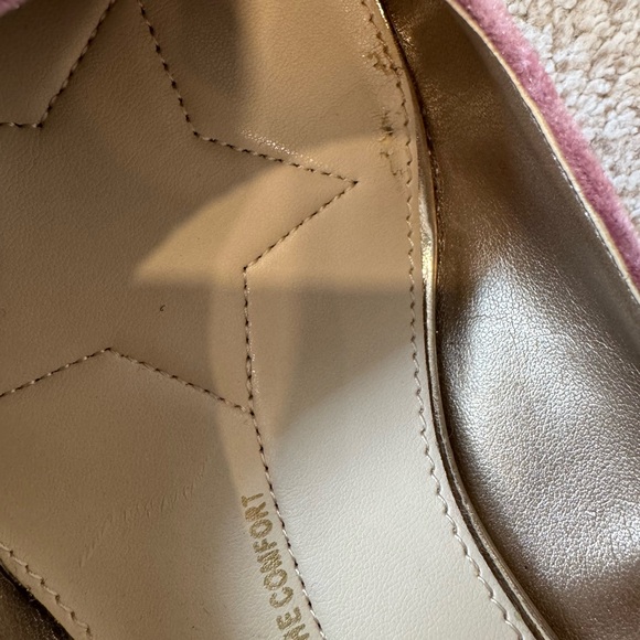 Circus by Sam Edelman Velvet Joyce Pumps Heels in Mauve Pink Mary Jane Shoes - Picture 12 of 12